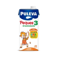 Preparado lácteo PULEVA peques-3 crecimiento con cereales brik 1 l