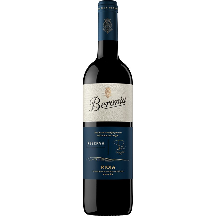 Vino tinto D.O.Ca.Rioja BERONIA Reserva botella 75 cl