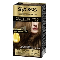 Tinte permanente sin amoníaco SYOSS castaño caramelo 5-86