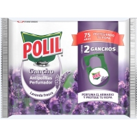 Gancho anticouza perfumado POLIL RAID lavanda duplo