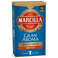 Café moído descafeinado mestura MARCILLA paquete 200 g