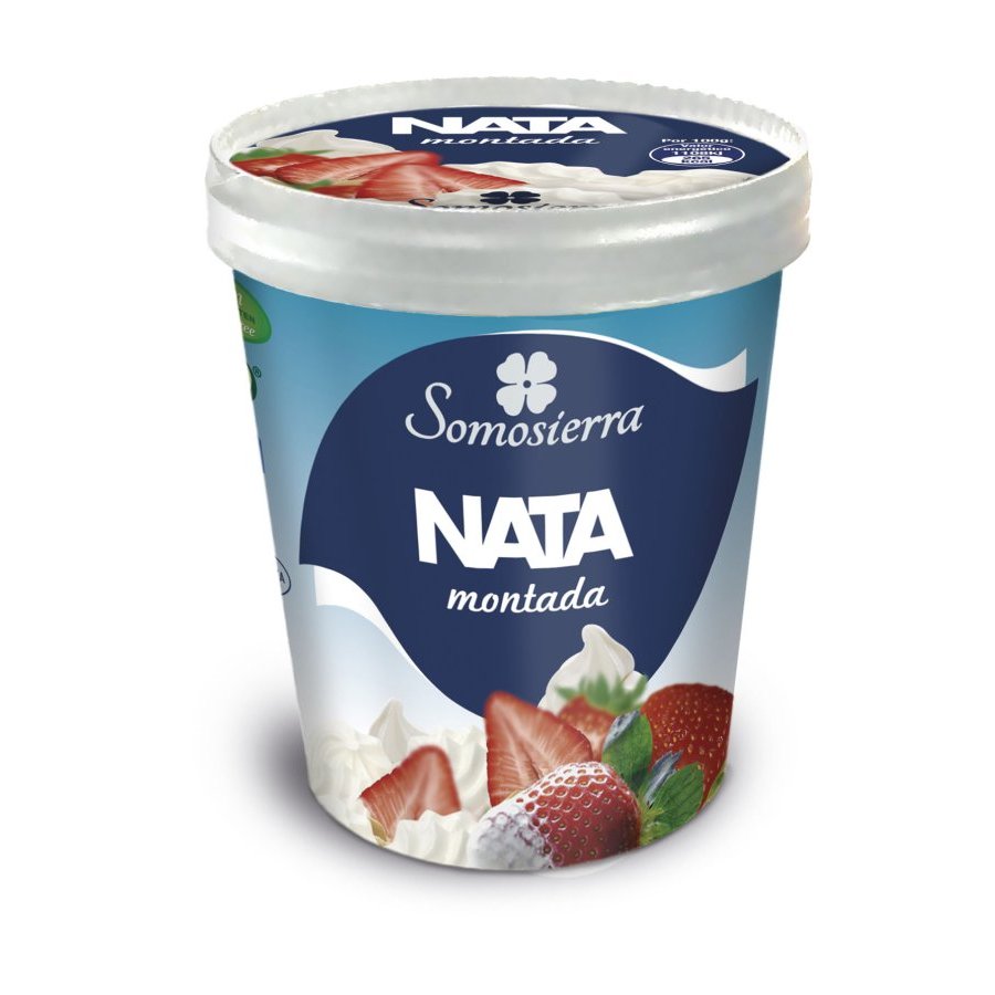 Nata montada congelada SOMOSIERRA tarrina 240 g pn