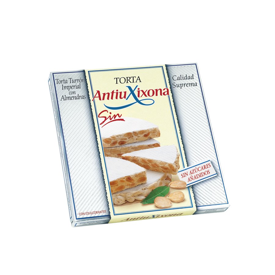 Torta imperial ANTIU XIXONA sin azúcar con almendras 200 g