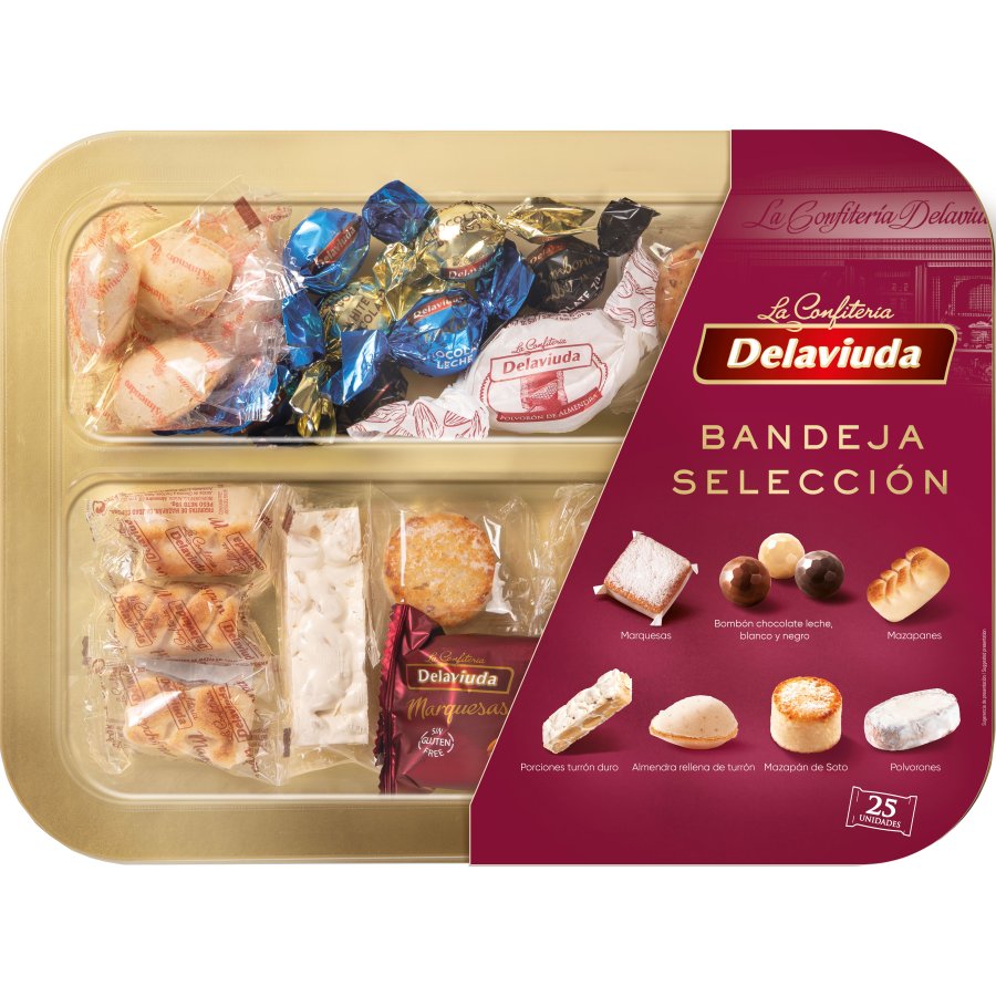 Bandeja selección navidad DELAVIUDA 380 g