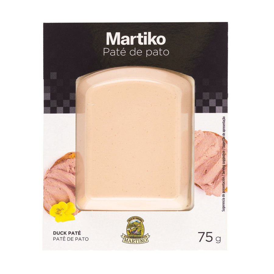 Paté refrigerado de pato MARTIKO superior 75 g