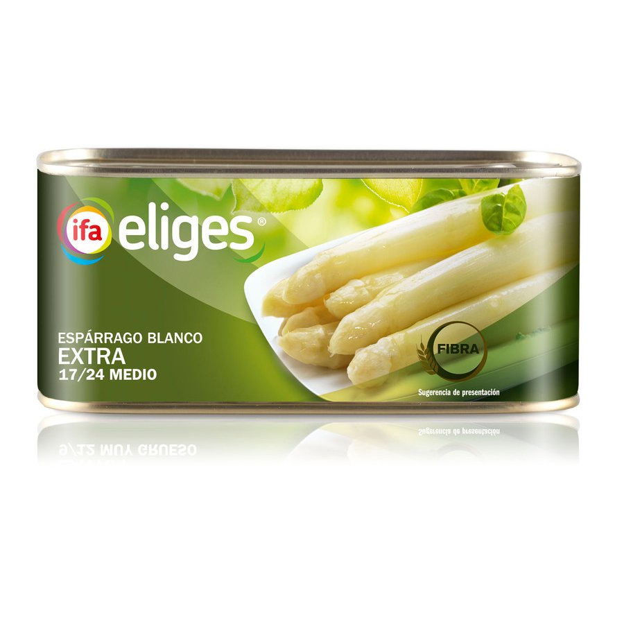 Espárragos blancos IFA ELIGES medios 17/24 extra lata 425 g pne.