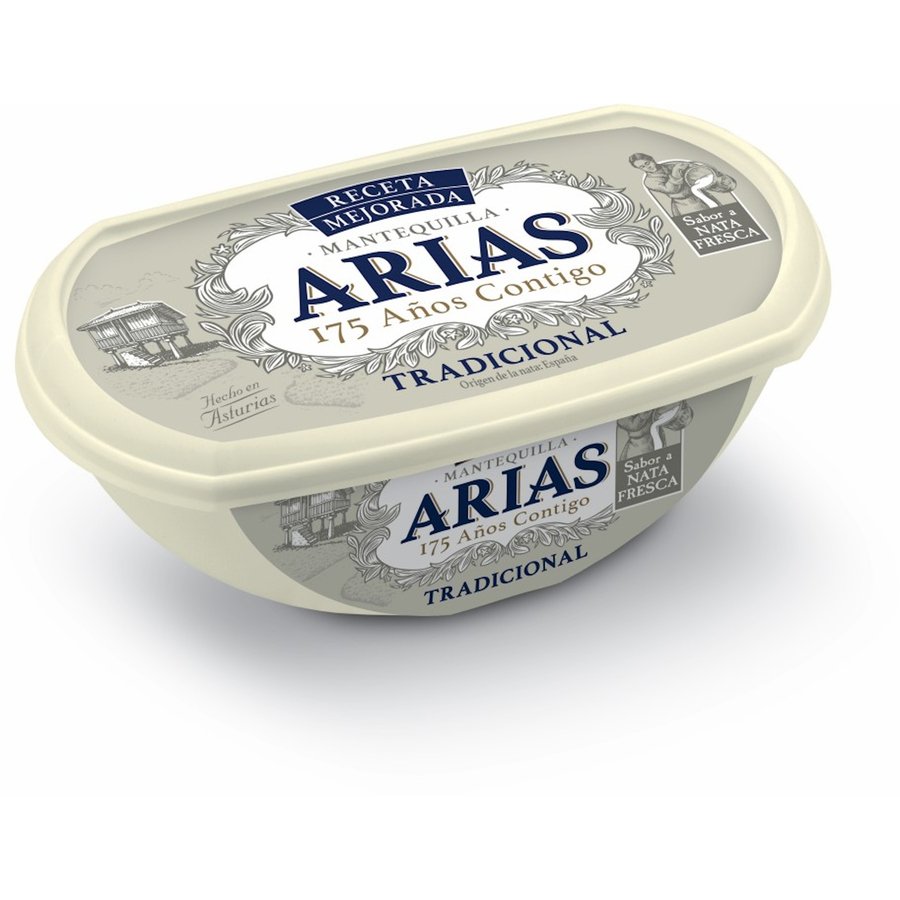Mantequilla ARIAS Tradicional tarrina 235 g