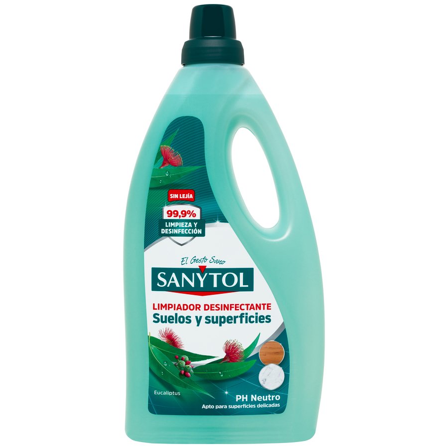 Limpiahogar desinfectante SANYTOL Suelos y Superficies 1,2 l