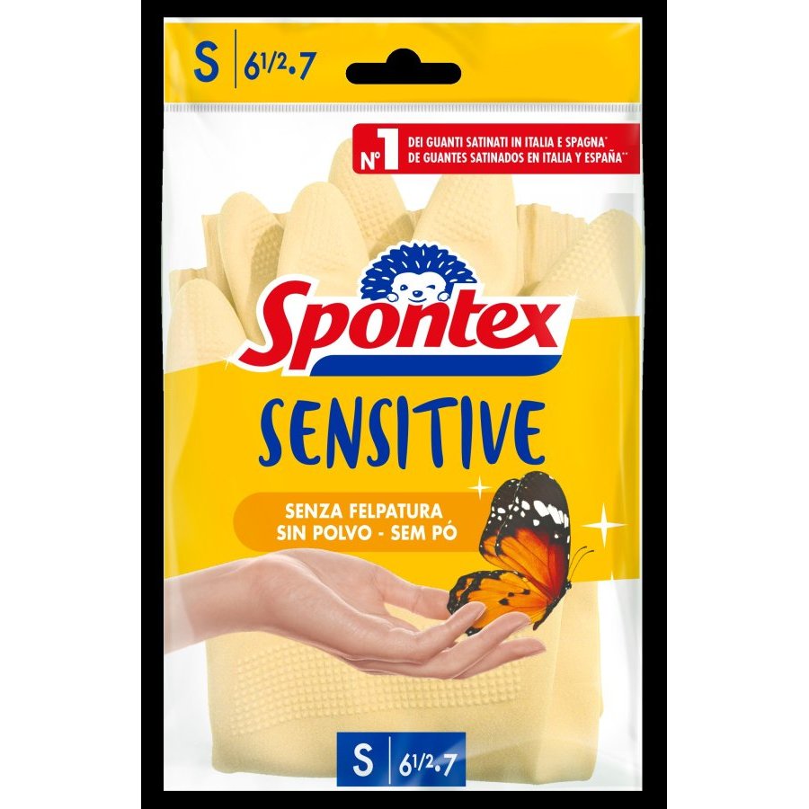 Guantes SPONTEX Sensitive talla S 6 y medio-7