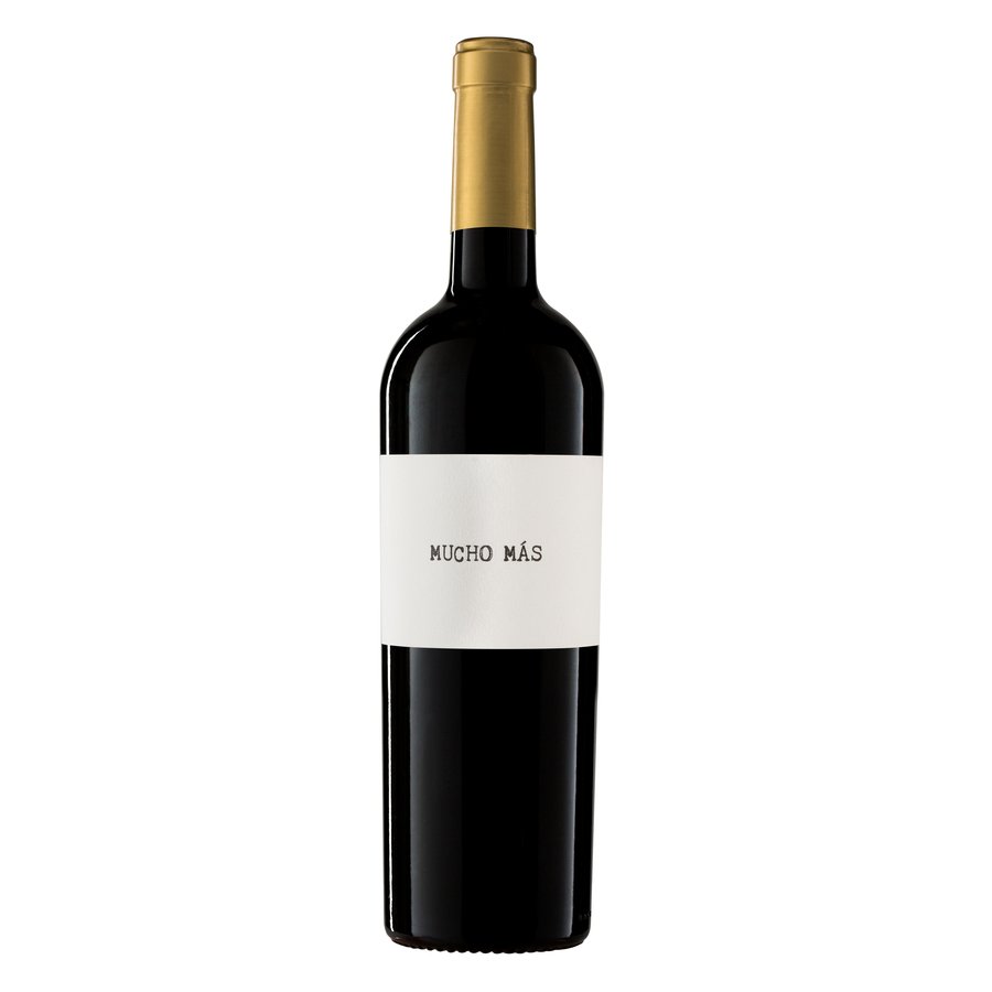 Vino tinto de mesa MUCHO MAS botella 75 cl