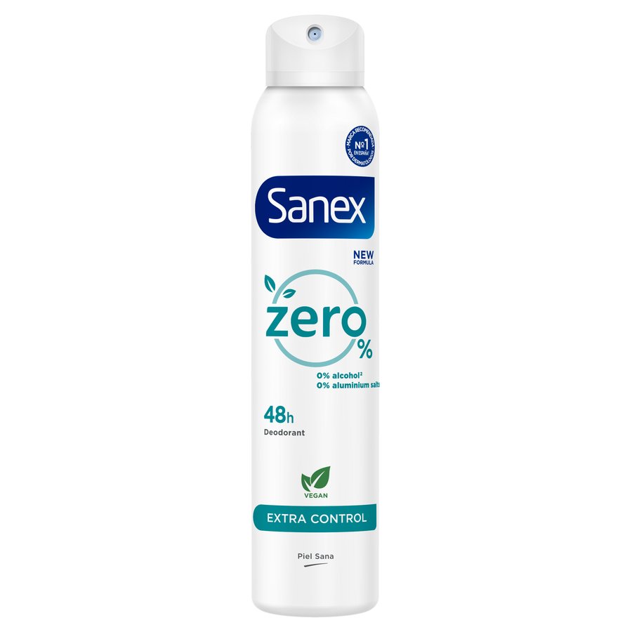 Desodorante SANEX zero extra control spray 200 ml