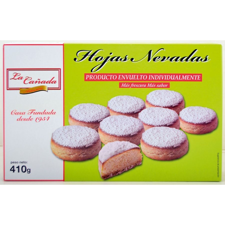 Hojas nevadas LA CAÑADA verde 410 g