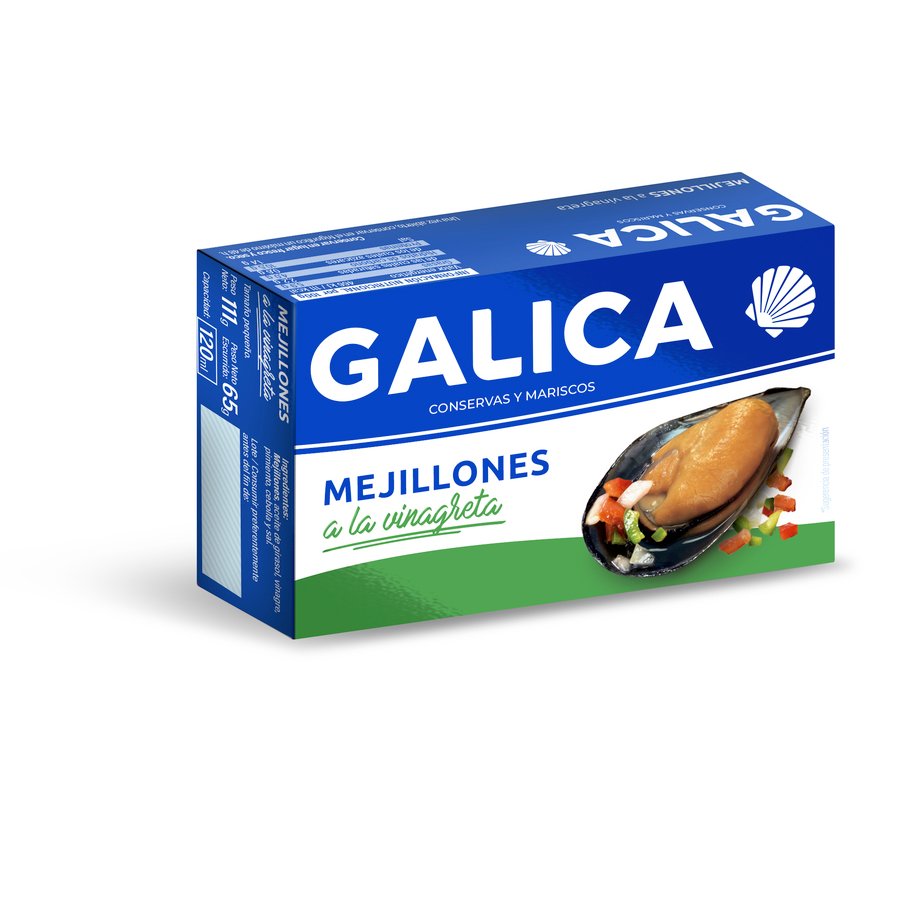 Mejillones GALICA a la vinagreta 111 g pn