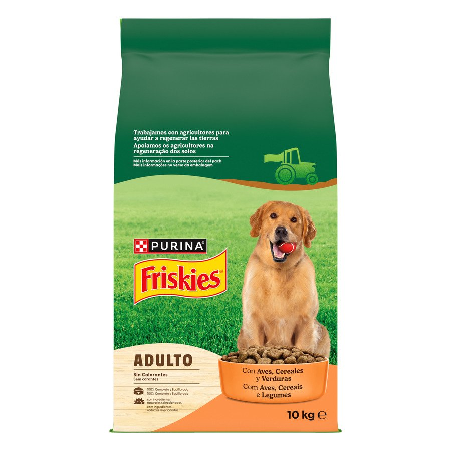 Alimento perro adulto FRISKIES ave-verdura 10 kg