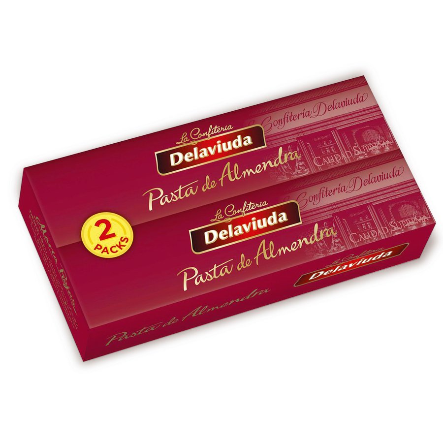 Pasta almendra DELAVIUDA 2 pastillas x 100 g