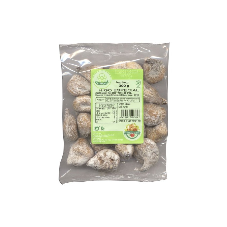 Higo cuello dama super extra EL NOGAL bolsa 300 g