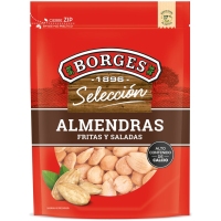 Améndoa frita sen pel con sal BORGES selección bolsa 160g