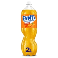 Refresco FANTA naranja zero botella 2 l