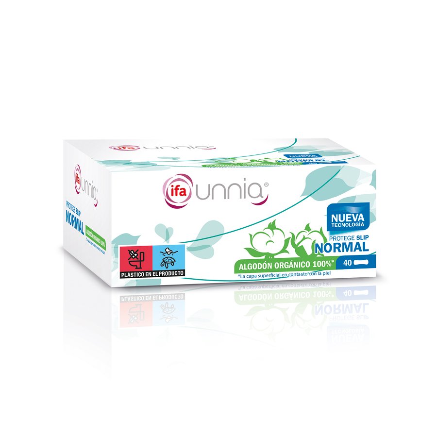 Protege slip normal algodón orgánico 100% IFA UNNIA 40 unidades