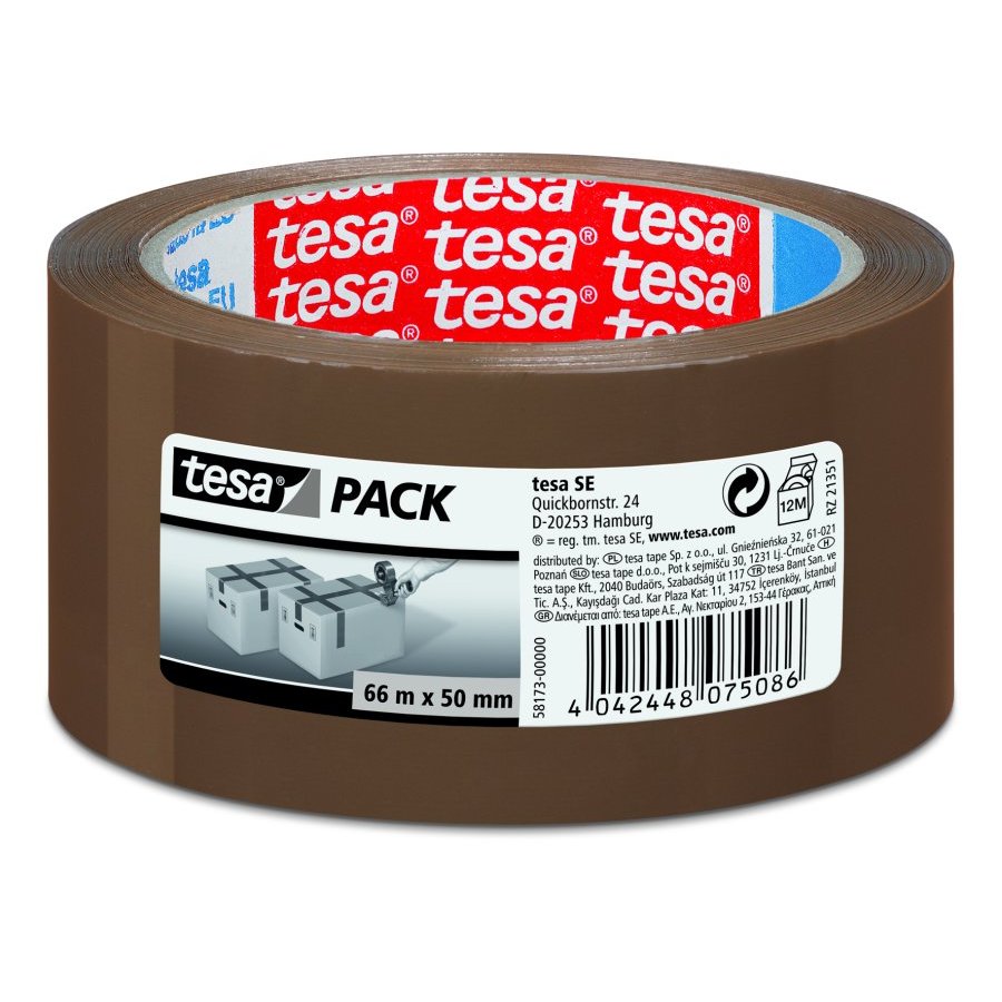 Cinta embalar marrón 66mX50 mm