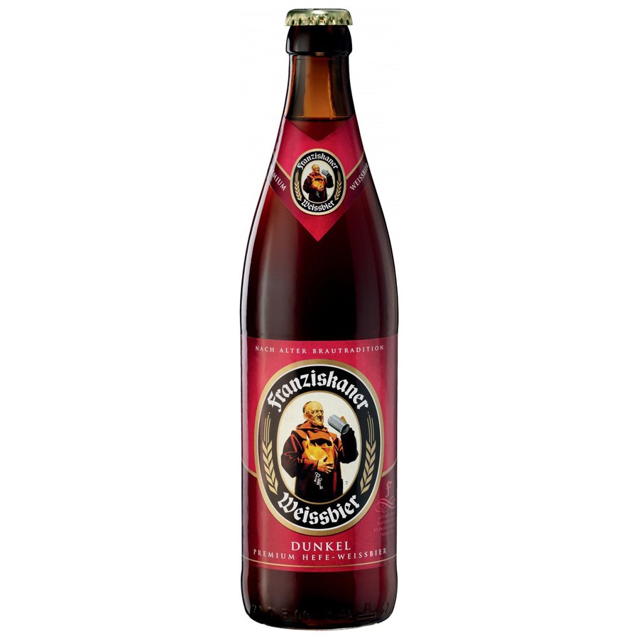 Cerveza alemana FRANZISKANER Dunkel botella 50 cl