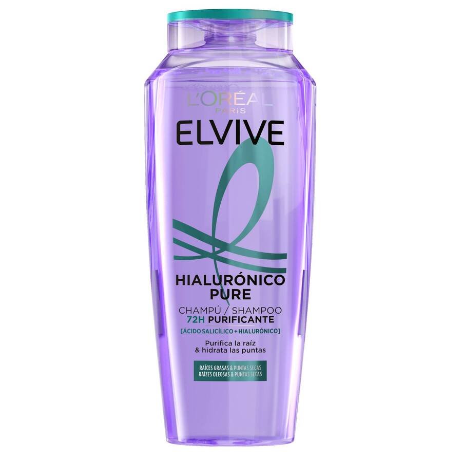 Champú purificante ELVIVE Hialurónico 400 ml