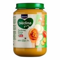 Alimento infantil BLEDINA cenoria-pataca-tomate-polo tarriño 200 g