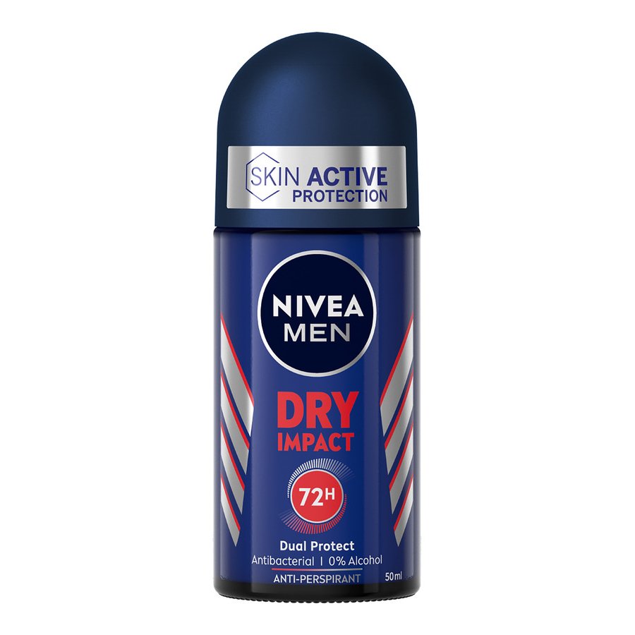 Desodorante NIVEA men dry impact roll on 50 ml
