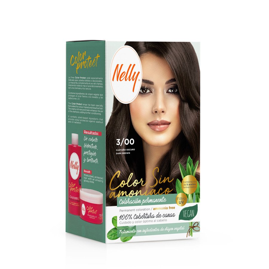 Imagen de Tinte NELLY sin amoníaco castaño oscuro 3/00