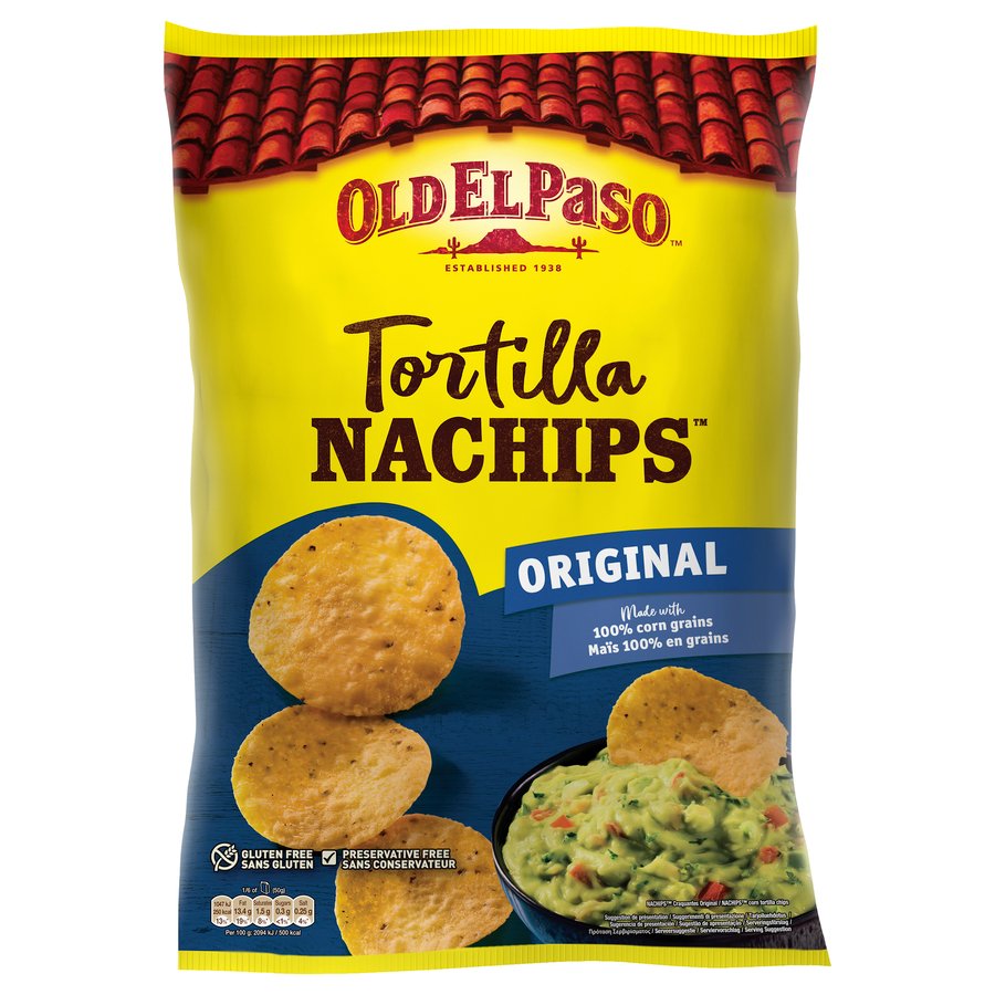 Tortillas Nachips original OLD EL PASO 185 g