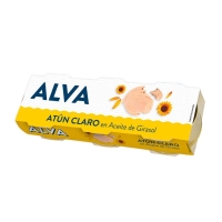 Atún claro en aceite de xirasol 3x70 g pn.