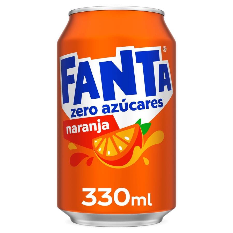 Imagen de Refresco FANTA naranja zero lata 33 cl