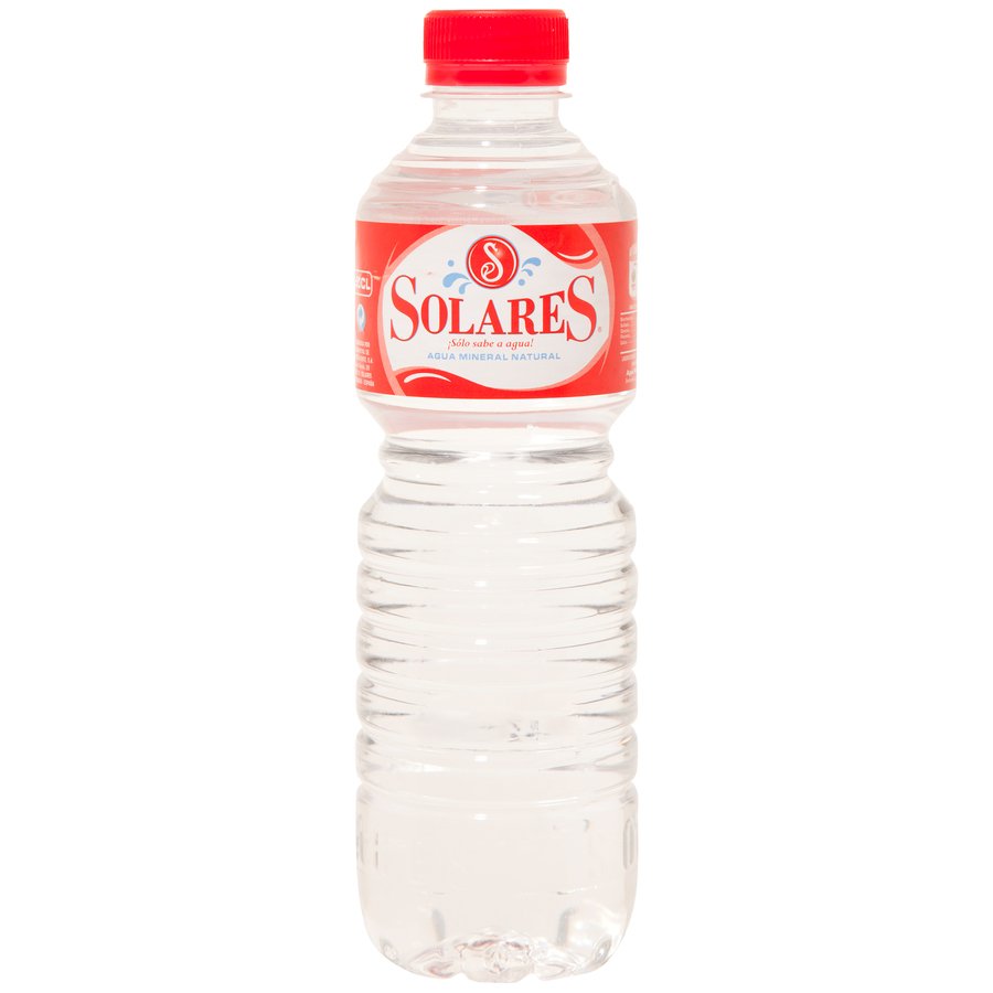 Agua sin gas SOLARES botella 50 cl