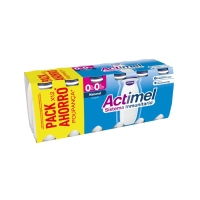 ACTIMEL DANONE líquido natural 0% 12x100 g