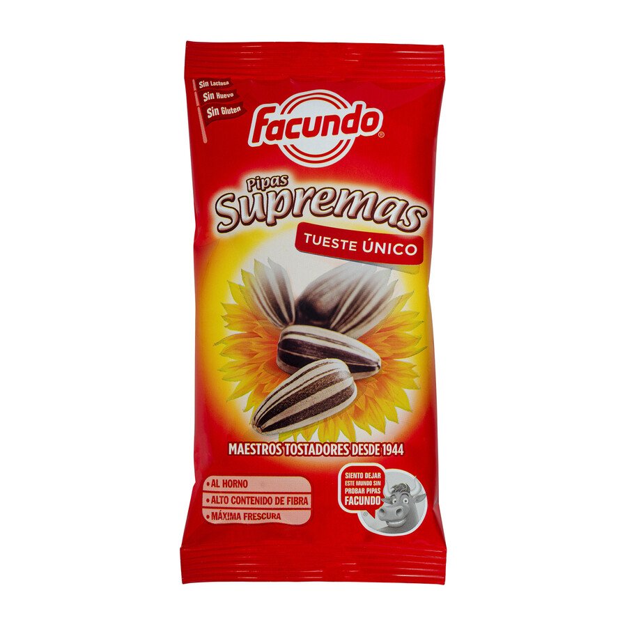 Pipas supremas tostadas FACUNDO bolsa 50g