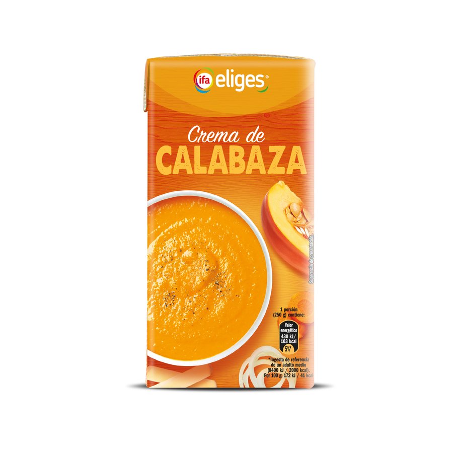Crema de calabaza IFA ELIGES brik 500 ml