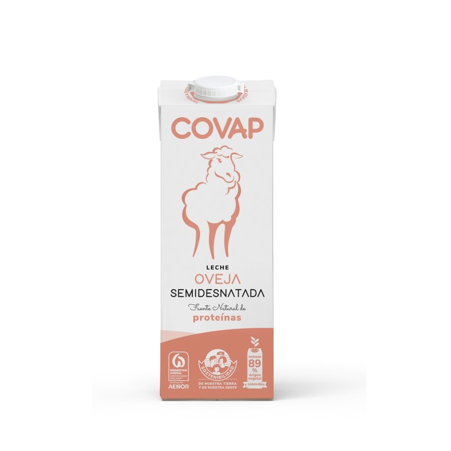 Leche de oveja semidesnatada COVAP brik 1 l