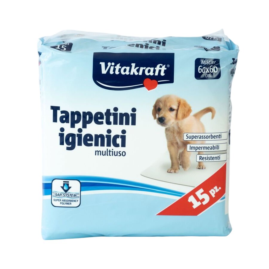 Almohadillas perro VITAKRAFT 60x60 cm 15 unidades