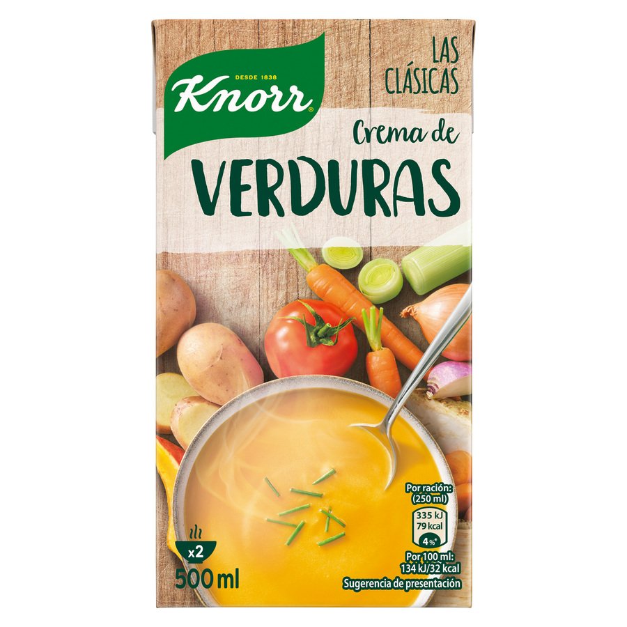 Crema de verduras KNORR Las Clásicas 500 ml