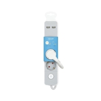 BASE GARZA 3T C/INT.1,4M + 2USB GREY