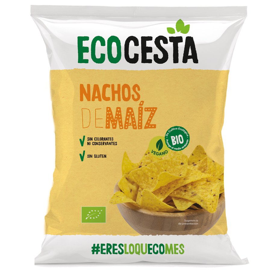 Nachos de maíz ECOCESTA 125 g