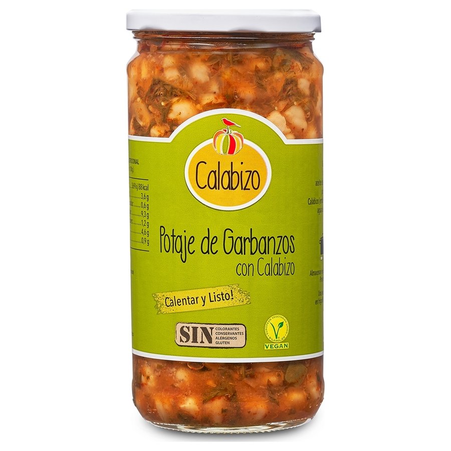 Potaje de garbanzos CALABIZO 720 g