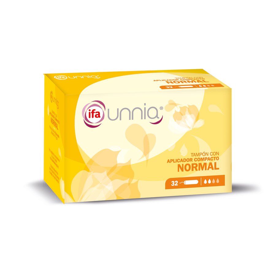 Tampón aplicador compact normal 32 unidades IFA UNNIA
