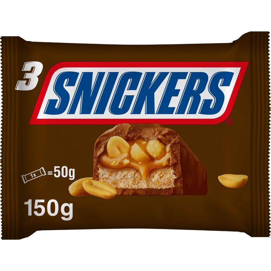 Chocolatina SNICKERS 3X50 g