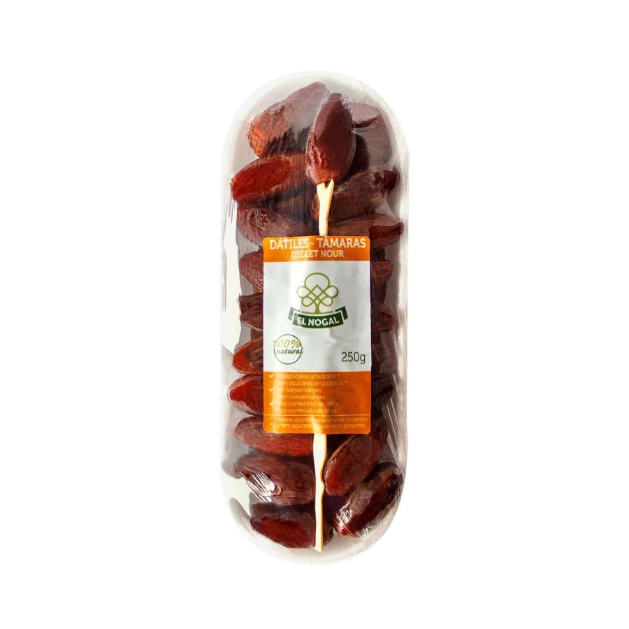 Dátiles EL NOGAL con hueso bandeja 250 g