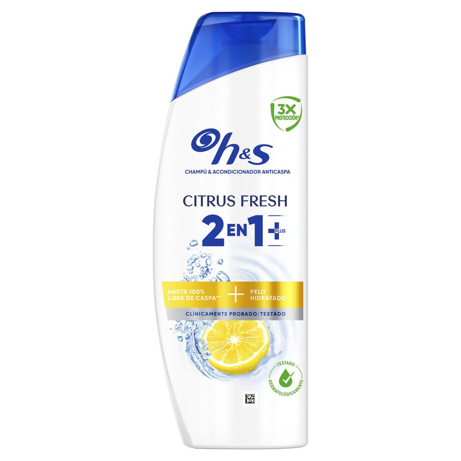 Champú y acondicionador H&S anticaspa 2 en 1 citrus fresh 300 ml