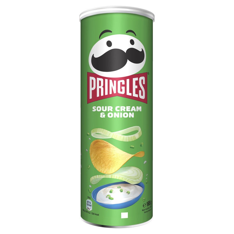 Aperitivos de patata PRINGLES sour cream & onion 165 g