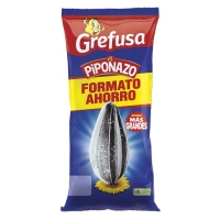 Pipas torradas con sal GREFUSA PIPONAZO bolsa 195g