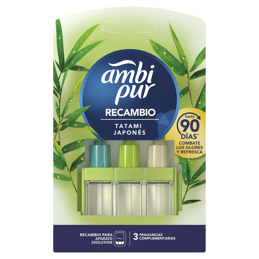 Ambientador eléctrico AMBIPUR 3volution recambio Tatami Japonés