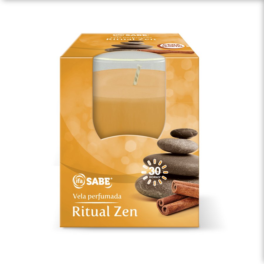 Vela perfumada IFA SABE ritual zen